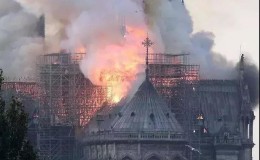 圣母院在巴黎被烧毁，850年的历史遗迹被烧毁：你永远不知道明天和事故个先来？